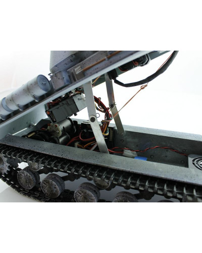 Р/У танк Taigen 1/16 ИС-2 модель 1944, СССР, зимний, 2.4G, деревянная коробка