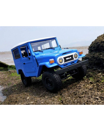 Радиоуправляемая машина WPL японский внедорожник FJ40 (голубая) 4WD 2.4G 1/16 RTR