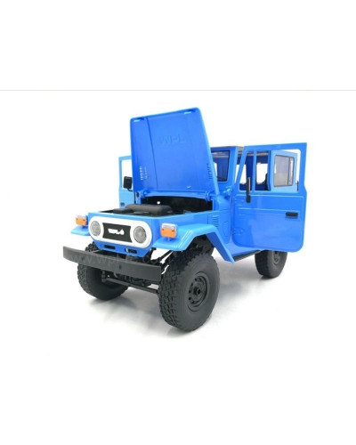 Радиоуправляемая машина WPL японский внедорожник FJ40 (голубая) 4WD 2.4G 1/16 RTR