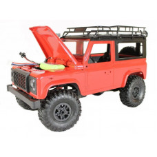 Радиоуправляемая машина MN MODEL английский внедорожник Defender (красный) 4WD 2.4G 1/12 RTR
