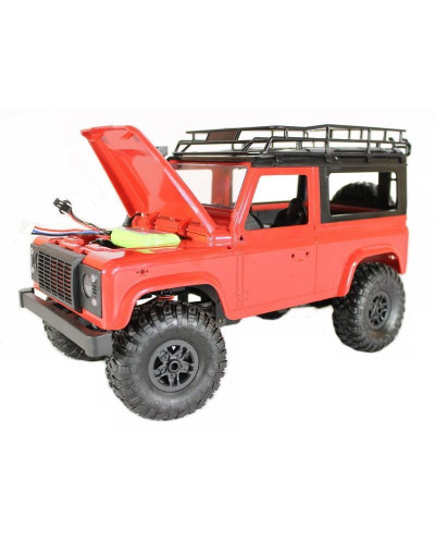 Радиоуправляемая машина MN MODEL английский внедорожник Defender (красный) 4WD 2.4G 1/12 RTR