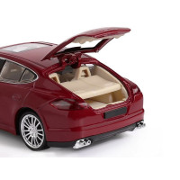 Машина "АВТОПАНОРАМА" Porsche Panamera S, красный, 1/24, в/к 24,5*12,5*10,5 см