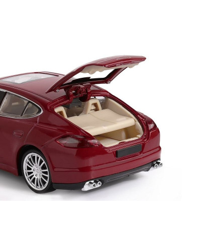 Машина "АВТОПАНОРАМА" Porsche Panamera S, красный, 1/24, в/к 24,5*12,5*10,5 см