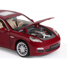 Машина "АВТОПАНОРАМА" Porsche Panamera S, красный, 1/24, в/к 24,5*12,5*10,5 см