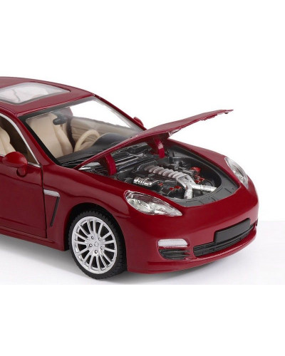 Машина "АВТОПАНОРАМА" Porsche Panamera S, красный, 1/24, в/к 24,5*12,5*10,5 см