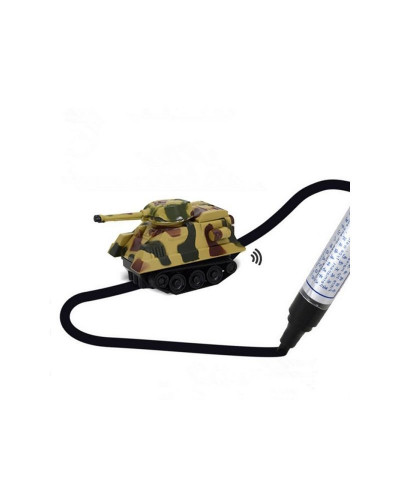 Танк GOLD LIGHT TOYS 777-006, сенсор, едет по линии