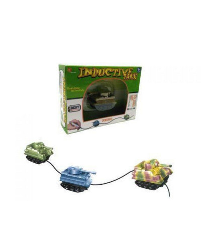 Танк GOLD LIGHT TOYS 777-006, сенсор, едет по линии