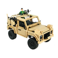 Радиоуправляемая машина MN MODEL англ. пикап Defender спецназ рейнджеров (песочн) 4WD 2.4G 1/12 RTR