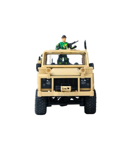 Радиоуправляемая машина MN MODEL англ. пикап Defender спецназ рейнджеров (песочн) 4WD 2.4G 1/12 RTR