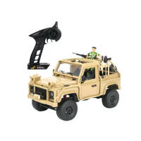 Радиоуправляемая машина MN MODEL англ. пикап Defender спецназ рейнджеров (песочн) 4WD 2.4G 1/12 RTR