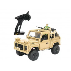 Радиоуправляемая машина MN MODEL англ. пикап Defender спецназ рейнджеров (песочн) 4WD 2.4G 1/12 RTR