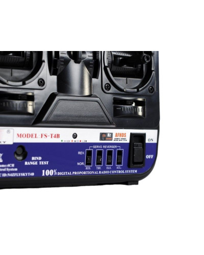 Передатчик E401 2.4Ghz 4ch с приемником 6ch для самолета Top RC 400 Class Cessna 182