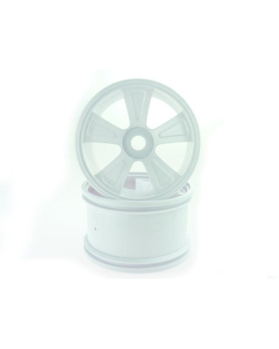 Белые диски для Himoto E8XTL, 2шт.