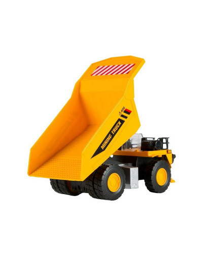 Машина "АВТОПАНОРАМА" КАРЬЕРНЫЙ САМОСВАЛ, желтый, 1/50, свет, звук, в/к 25*10*13 см