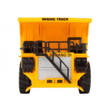 Машина "АВТОПАНОРАМА" КАРЬЕРНЫЙ САМОСВАЛ, желтый, 1/50, свет, звук, в/к 25*10*13 см