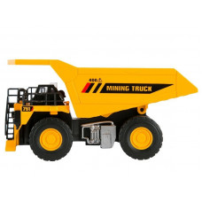 Машина "АВТОПАНОРАМА" КАРЬЕРНЫЙ САМОСВАЛ, желтый, 1/50, свет, звук, в/к 25*10*13 см