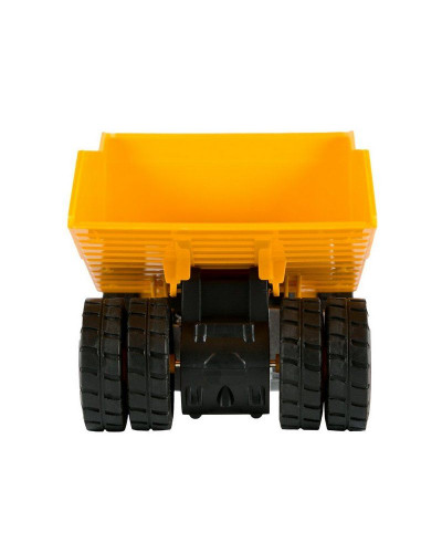 Машина "АВТОПАНОРАМА" КАРЬЕРНЫЙ САМОСВАЛ, желтый, 1/50, свет, звук, в/к 25*10*13 см