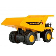 Машина "АВТОПАНОРАМА" КАРЬЕРНЫЙ САМОСВАЛ, желтый, 1/50, свет, звук, в/к 25*10*13 см