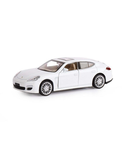 Машина "АВТОПАНОРАМА" Porsche Panamera S, белый, 1/32, свет, звук, инерция, в/к 17,5*13,5*9 см