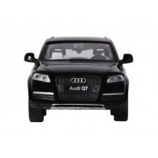 Машина "АВТОПАНОРАМА" Audi Q7, черный, 1/32, свет, звук, инерция, в/к 17,5*13,5*9 см