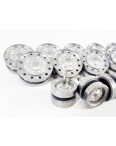 Опорные 12шт и поддерживающие 6шт  катки (металл ) для танка КВ-1 и КВ-2