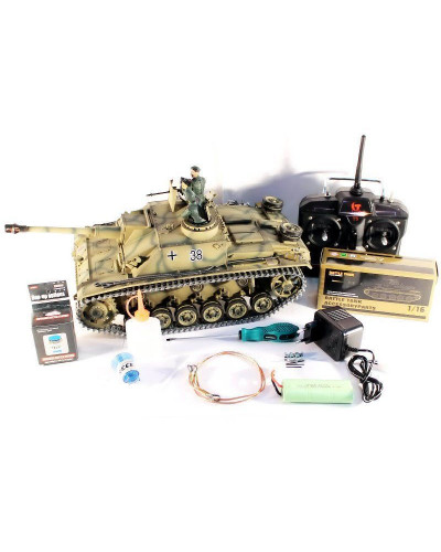 Р/У танк Taigen 1/16 SturmgeschutzIIIausf.gsd.kfz. (Германия) HC (для ИК танкового боя) 2.4G RTR