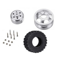 Переднее колесо WPL металллический диск, одинарное, KIT