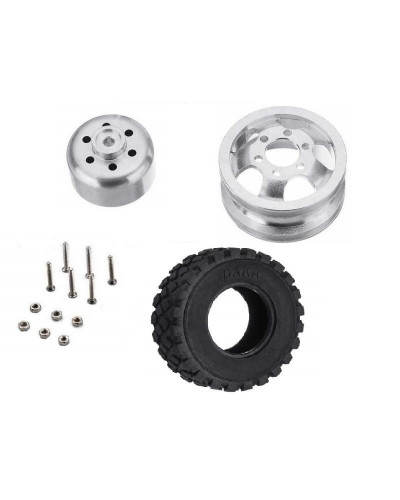 Переднее колесо WPL металллический диск, одинарное, KIT