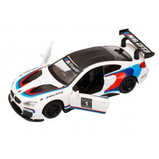 Машина "АВТОПАНОРАМА" BMW M6, 1/44, белый, инерция, откр. двери, в/к 17,5*12,5*6,5 см