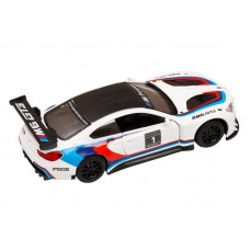 Машина "АВТОПАНОРАМА" BMW M6, 1/44, белый, инерция, откр. двери, в/к 17,5*12,5*6,5 см