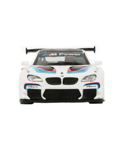Машина "АВТОПАНОРАМА" BMW M6, 1/44, белый, инерция, откр. двери, в/к 17,5*12,5*6,5 см