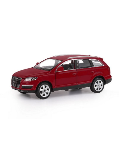 Машина "АВТОПАНОРАМА" Audi Q7, бордовый, 1/24, в/к 24,5*12,5*10,5 см