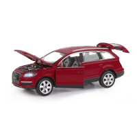 Машина "АВТОПАНОРАМА" Audi Q7, бордовый, 1/24, в/к 24,5*12,5*10,5 см