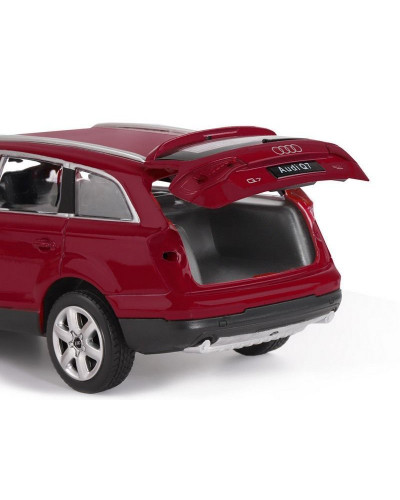 Машина "АВТОПАНОРАМА" Audi Q7, бордовый, 1/24, в/к 24,5*12,5*10,5 см
