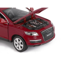 Машина "АВТОПАНОРАМА" Audi Q7, бордовый, 1/24, в/к 24,5*12,5*10,5 см