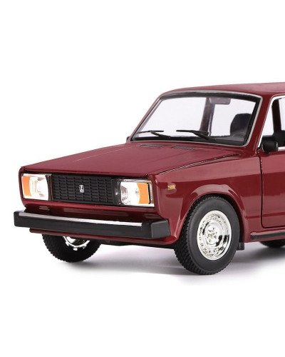 Машина "АВТОПАНОРАМА" ВАЗ 2104, 1/24, бордовый, инерция, в/к  24,5*12,5*10,5 см