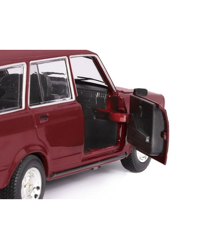 Машина "АВТОПАНОРАМА" ВАЗ 2104, 1/24, бордовый, инерция, в/к  24,5*12,5*10,5 см
