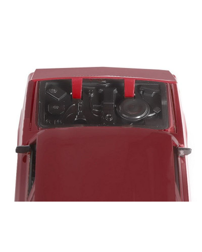 Машина "АВТОПАНОРАМА" ВАЗ 2104, 1/24, бордовый, инерция, в/к  24,5*12,5*10,5 см