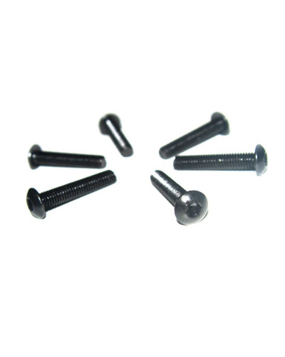 Винт с круглой головкой M3x16 под шестигранник, 6шт.