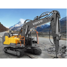 Радиоуправляемый экскаватор Double Eagle Volvo EC160E 1:16 2.4G, ковш