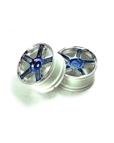 Комплект колес для дрифта Hi4123 2шт. Синий хром