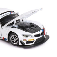 Машина "АВТОПАНОРАМА" BMW Z4 GT3, белый, 1/24, свет, звук, в/к 24,5*12,5*10,5 см