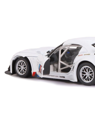 Машина "АВТОПАНОРАМА" BMW Z4 GT3, белый, 1/24, свет, звук, в/к 24,5*12,5*10,5 см