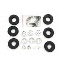 Комплект колес WPL 4WD, металллические диски, KIT