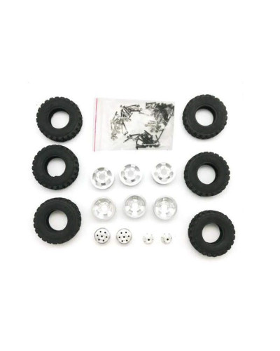 Комплект колес WPL 4WD, металллические диски, KIT