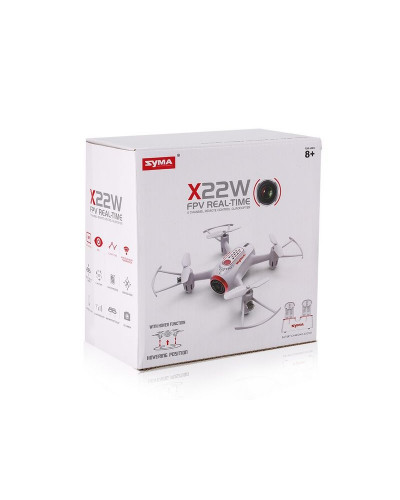 Р/У квадрокоптер Syma X22W-1 с FPV трансляцией Wi-Fi, камера 0,3 Мп, 2.4G RTF