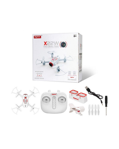 Р/У квадрокоптер Syma X22W-1 с FPV трансляцией Wi-Fi, камера 0,3 Мп, 2.4G RTF
