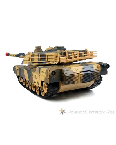 Р/У танк Huan Qi 1:28 M1A2 Abrams, 27/40МГц, стреляет шариками
