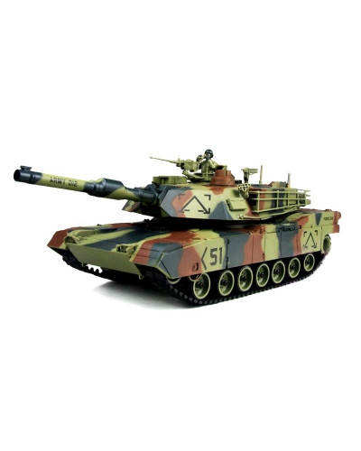 Р/У танк Huan Qi 1:28 M1A2 Abrams, 27/40МГц, стреляет шариками