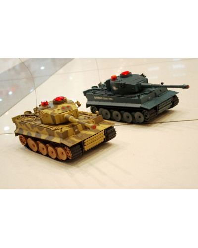 Р/У танк Huan Qi Tiger 1:24 для танкового боя, 2.4G RTR + акб и ЗУ